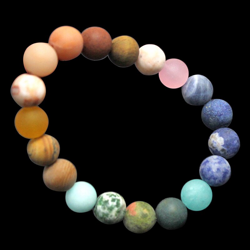 Miexd-Bracelet-enrouler-Chakra-multicolore-10mm-perles-rondes-en-pierre-naturelle-cadeau-de-no-l