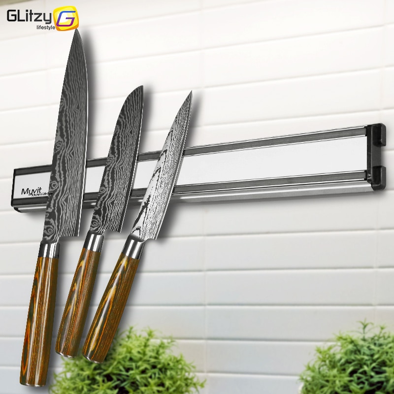 Porte-couteau-magn-tique-14-pouces-en-aluminium-cuisine-mur-couteau-support-bande-barre-aimant-couteau