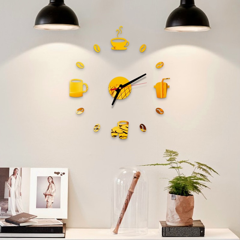 Diam-horloge-murale-miroir-3D-40cm-auto-adh-sif-moderne-muette-acrylique-Art-analogique-cuisine-bricolage
