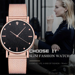Montre-femmes-robe-en-acier-inoxydable-bande-analogique-Quartz-montre-bracelet-mode-luxe-dames-or-Rose