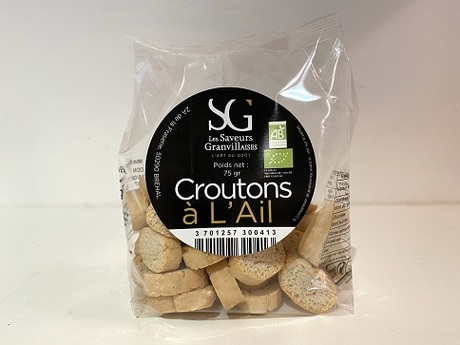 croutons à l'ail 75g saveurs granvillaises