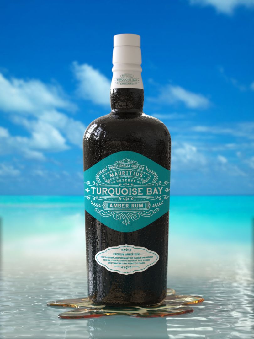 Rhum Turquoise Bay 70 cl avec étui