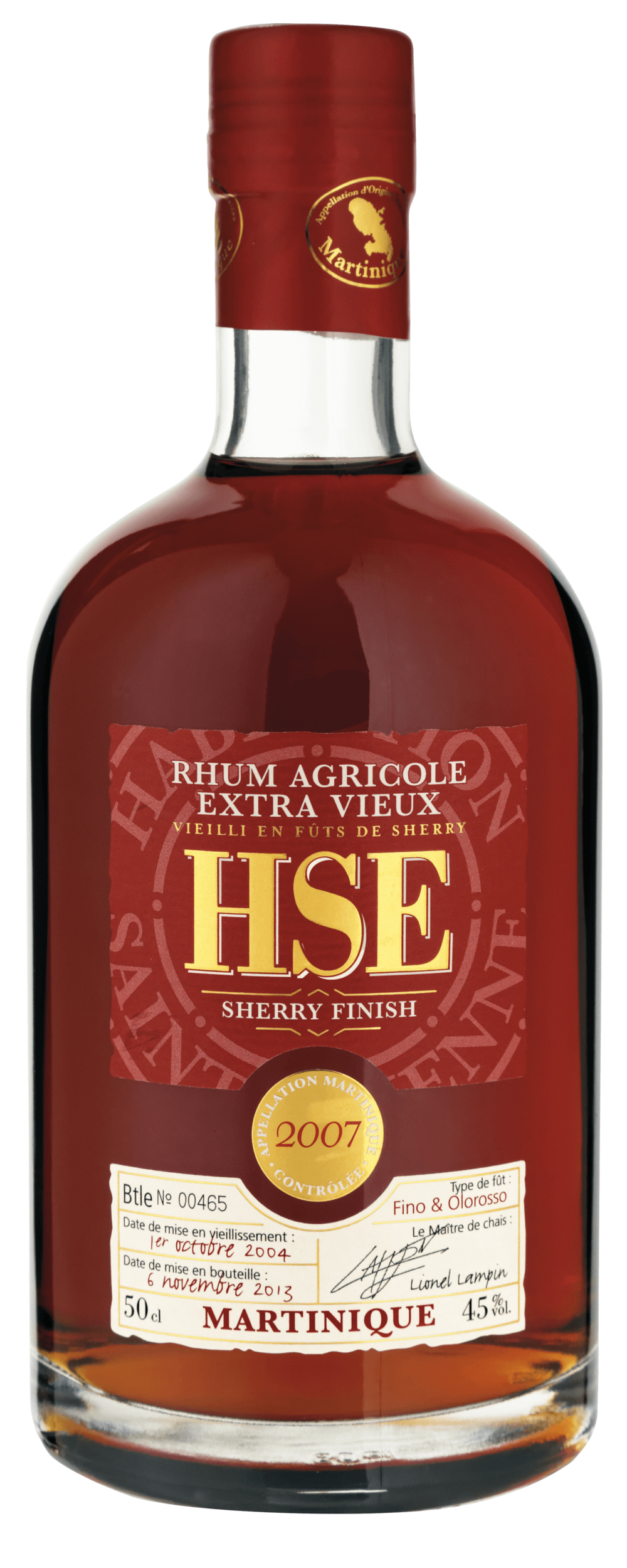 HSE, EXTRA VIEUX SHERRY FINISH 2007