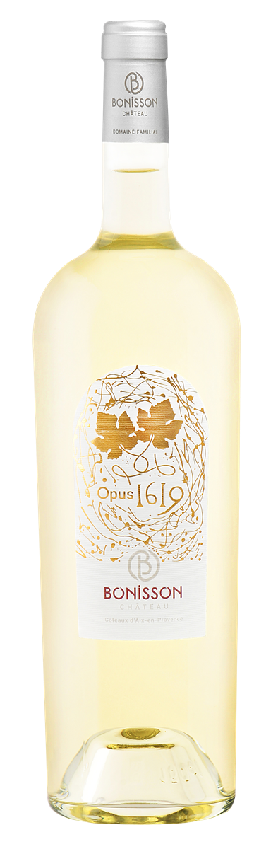 COTEAUX D\'AIX-EN-PROVENCE BLANC, CHÂTEAU BONISSON, OPUS 1619, 2018, MAGNUM