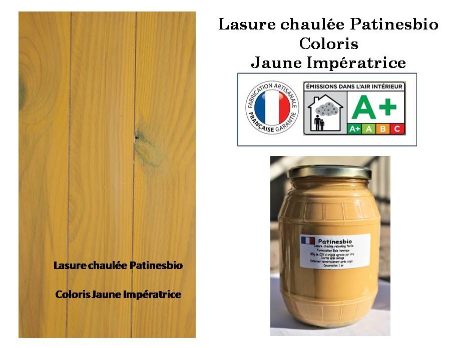 lasure chaulée Jaune Impératrice Patinesbio