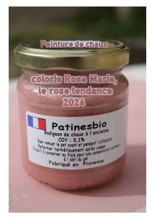 peinture naturelle rose tendance 2024