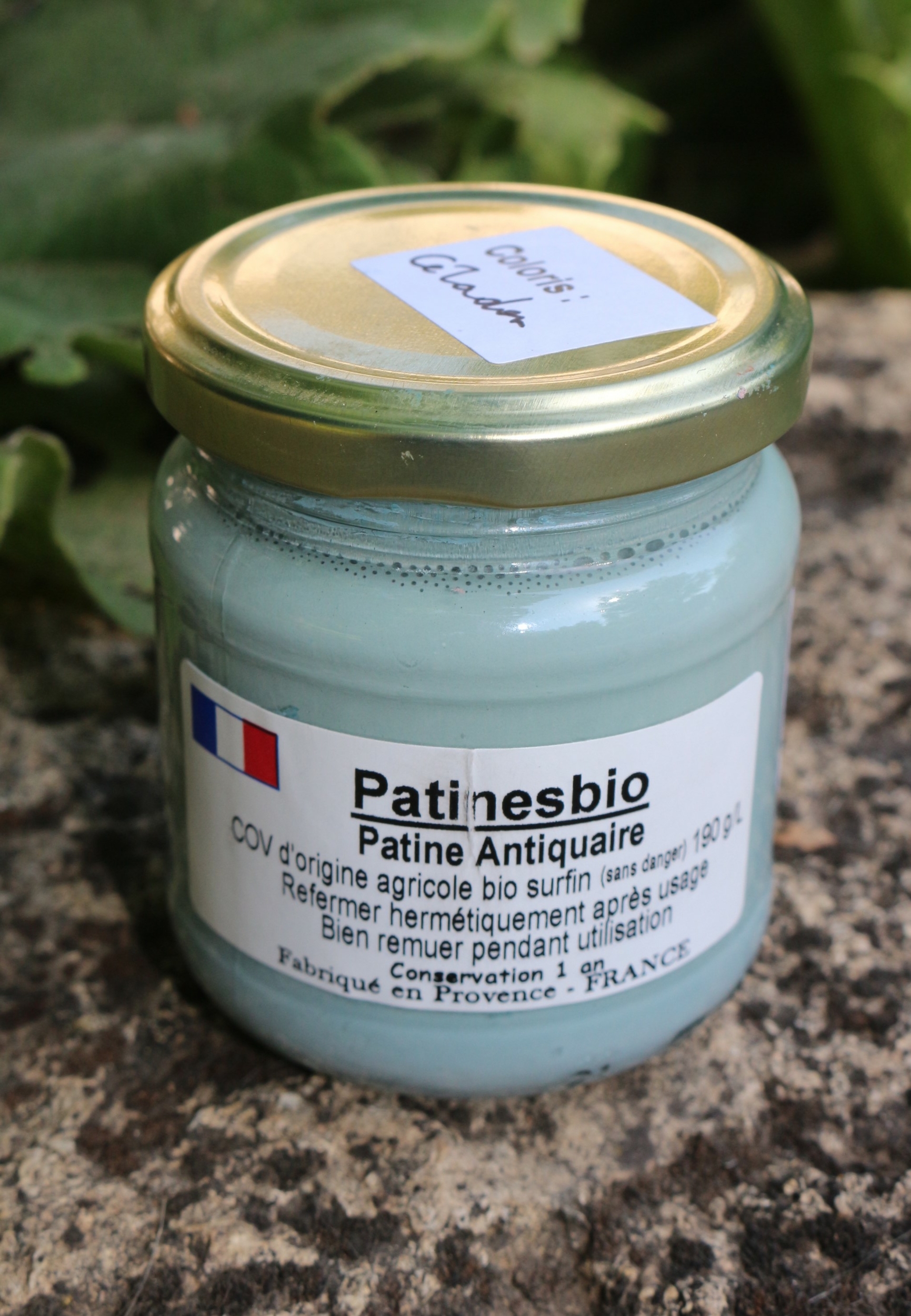 patine antiquaire Céladon en 150ml