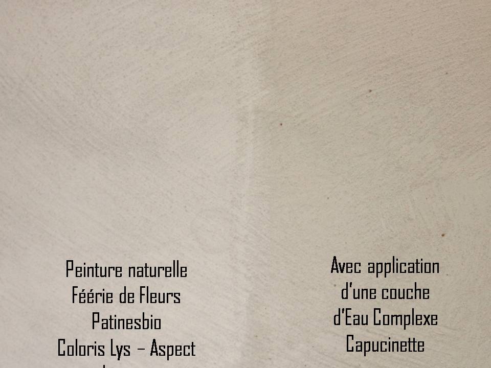 Capucinette sur peinture naturelle