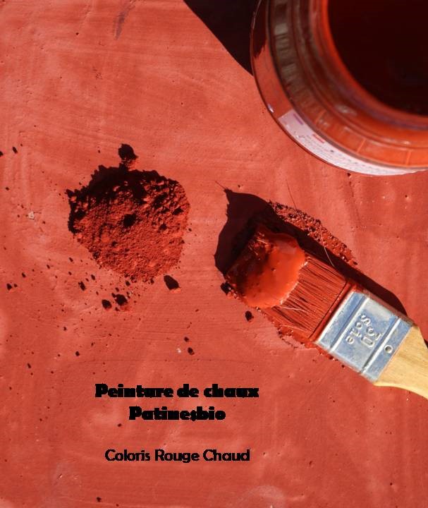 peinture à la chaux Rouge Chaud