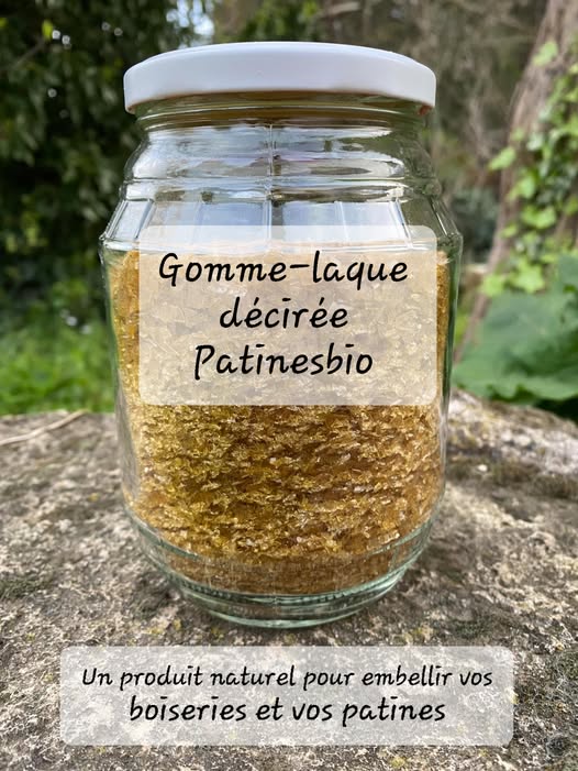 gomme-laque décirée