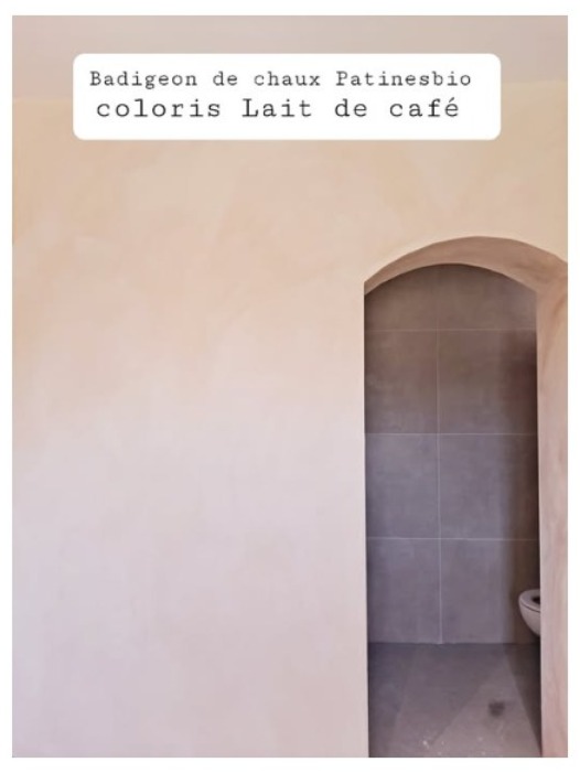 peinture de chaux latte