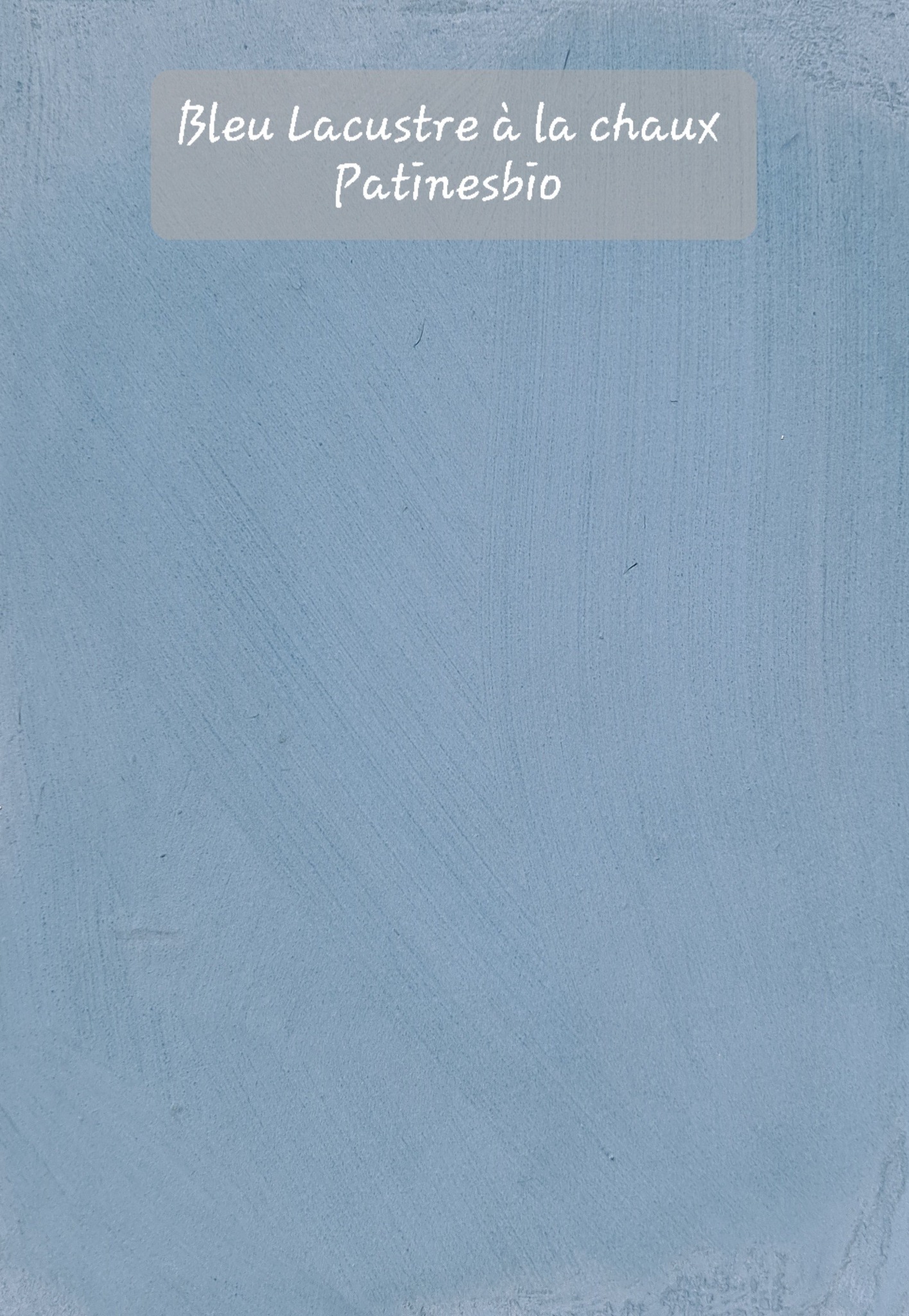 peinture de chaux bio Bleu Lacustre
