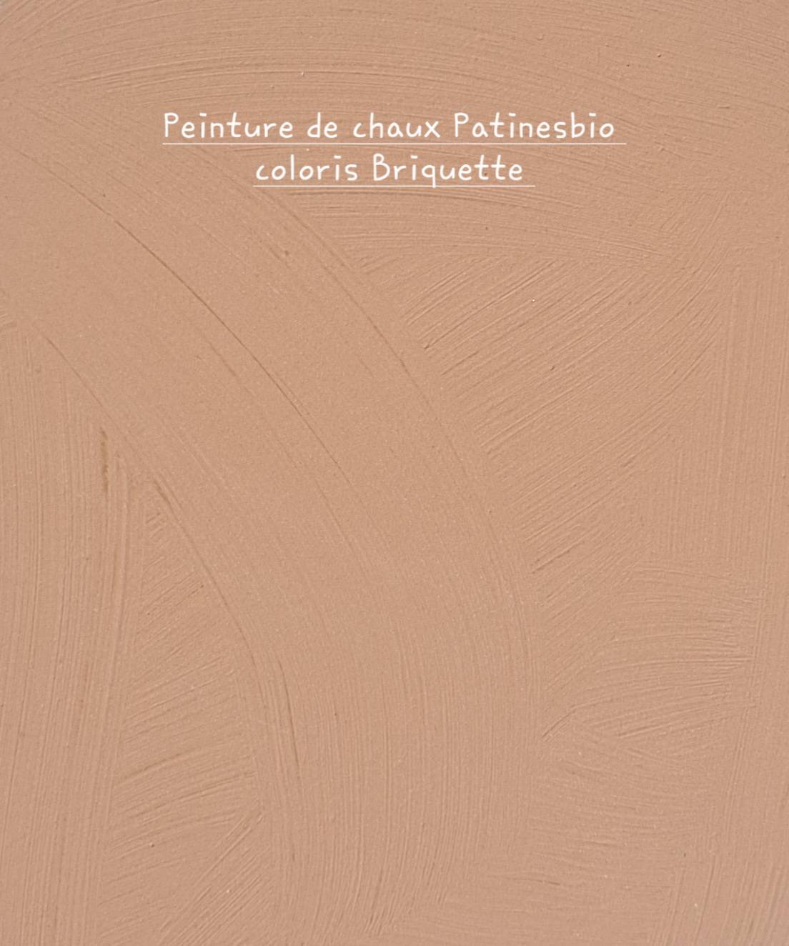 peinture de chaux coloris Briquette