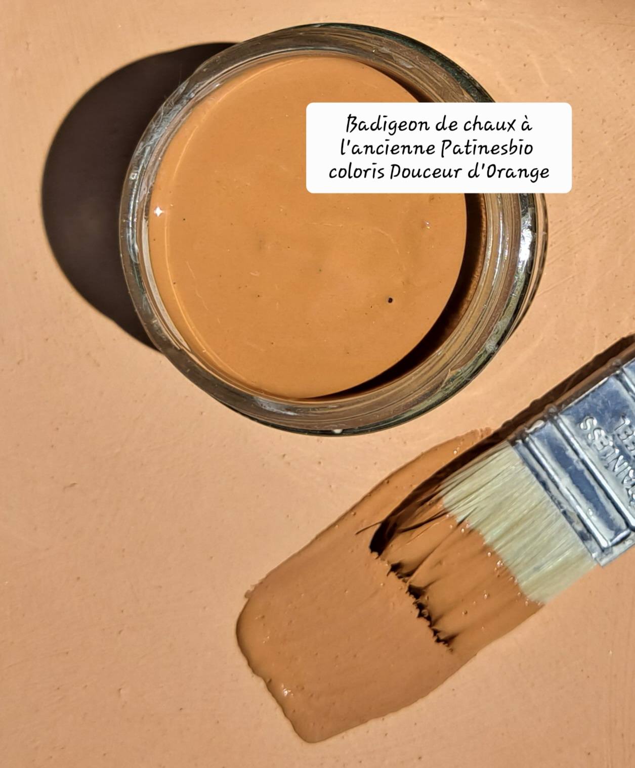 badigeon de chaux Coloris Douceur d'Orange