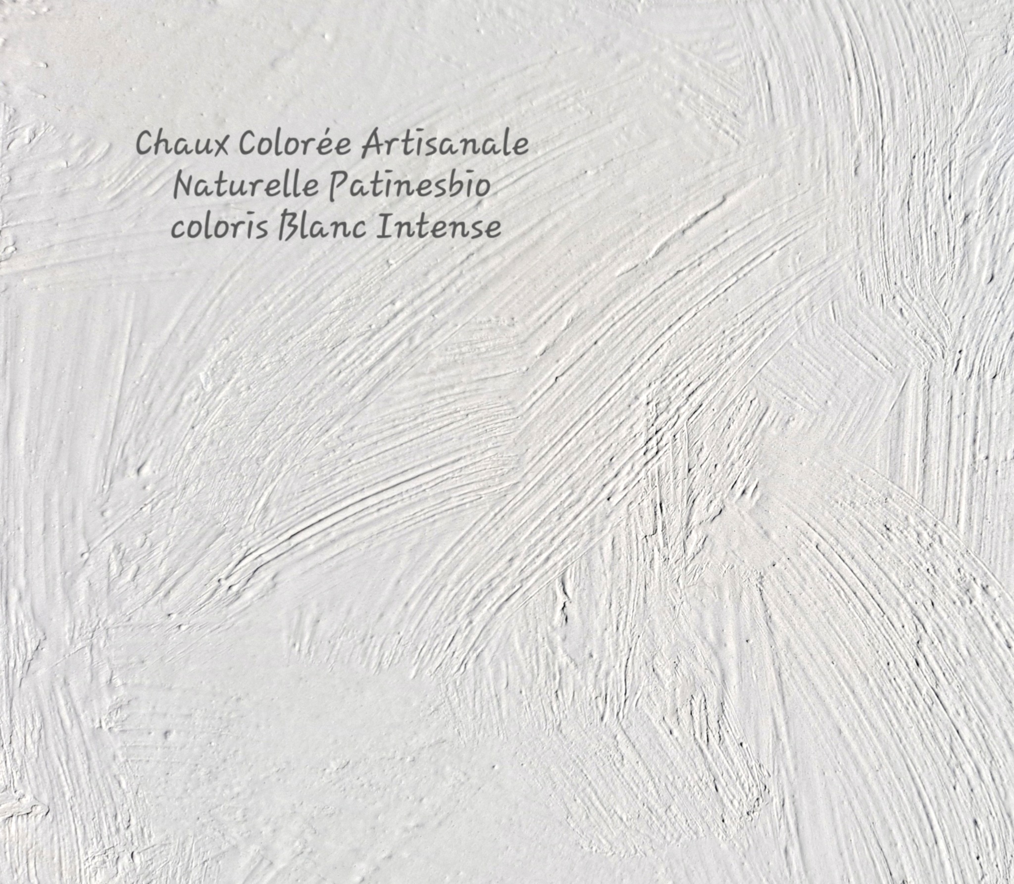 chaux colorée naturelle Blanc Intense