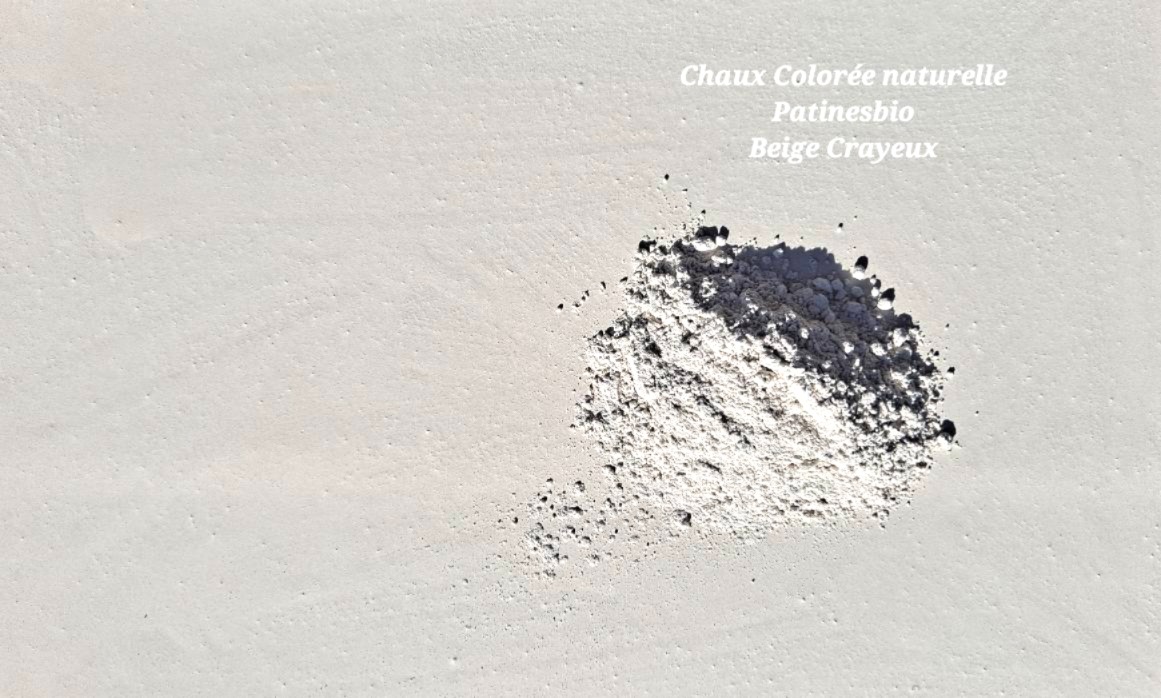 chaux colorée naturelle Beige Crayeux
