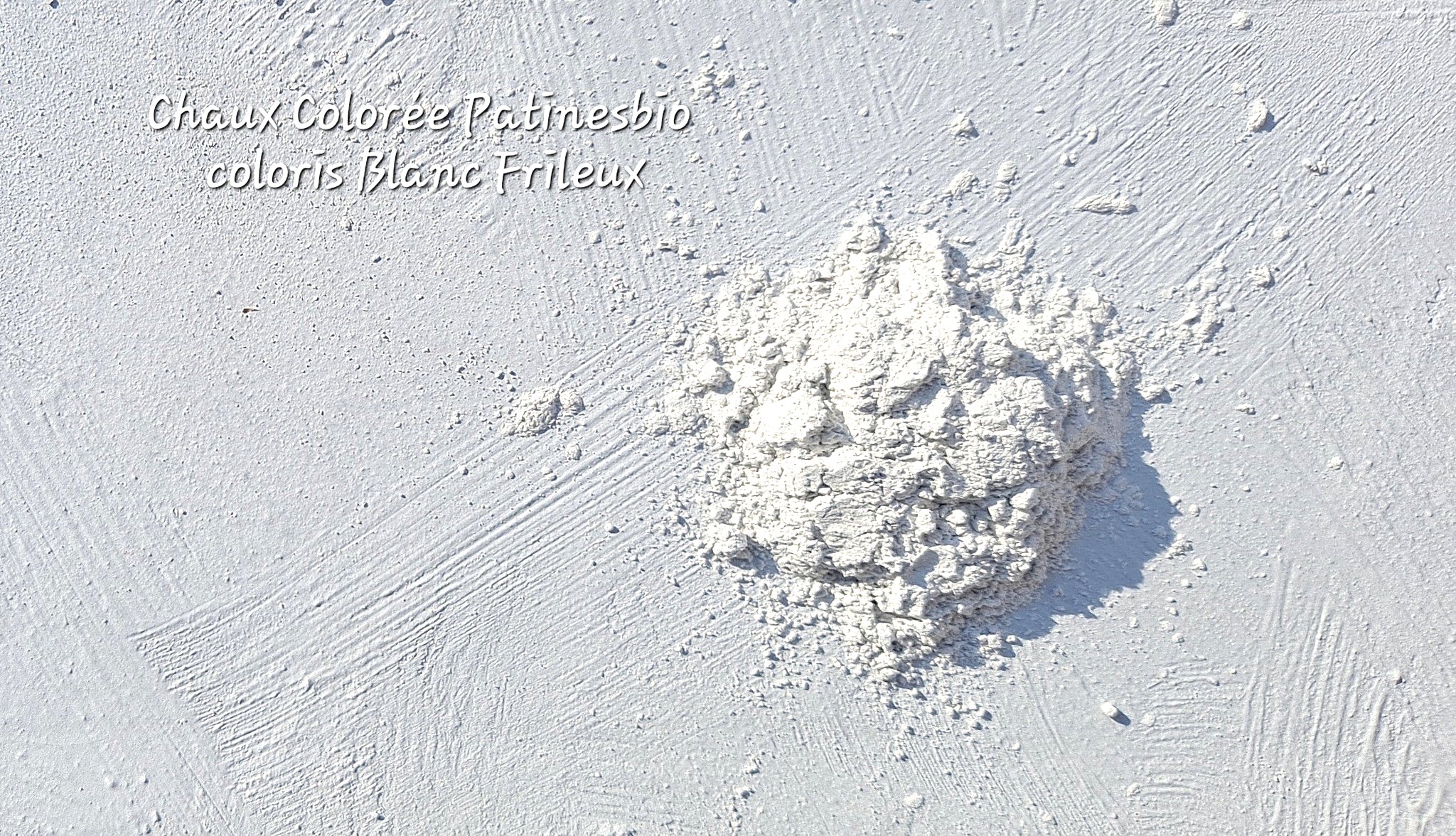 chaux colorée naturelle Blanc Frileux