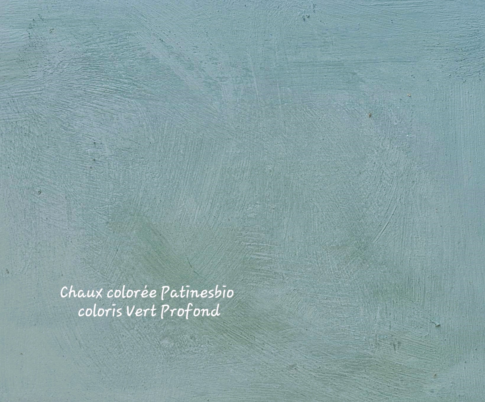 chaux colorée vert Profond