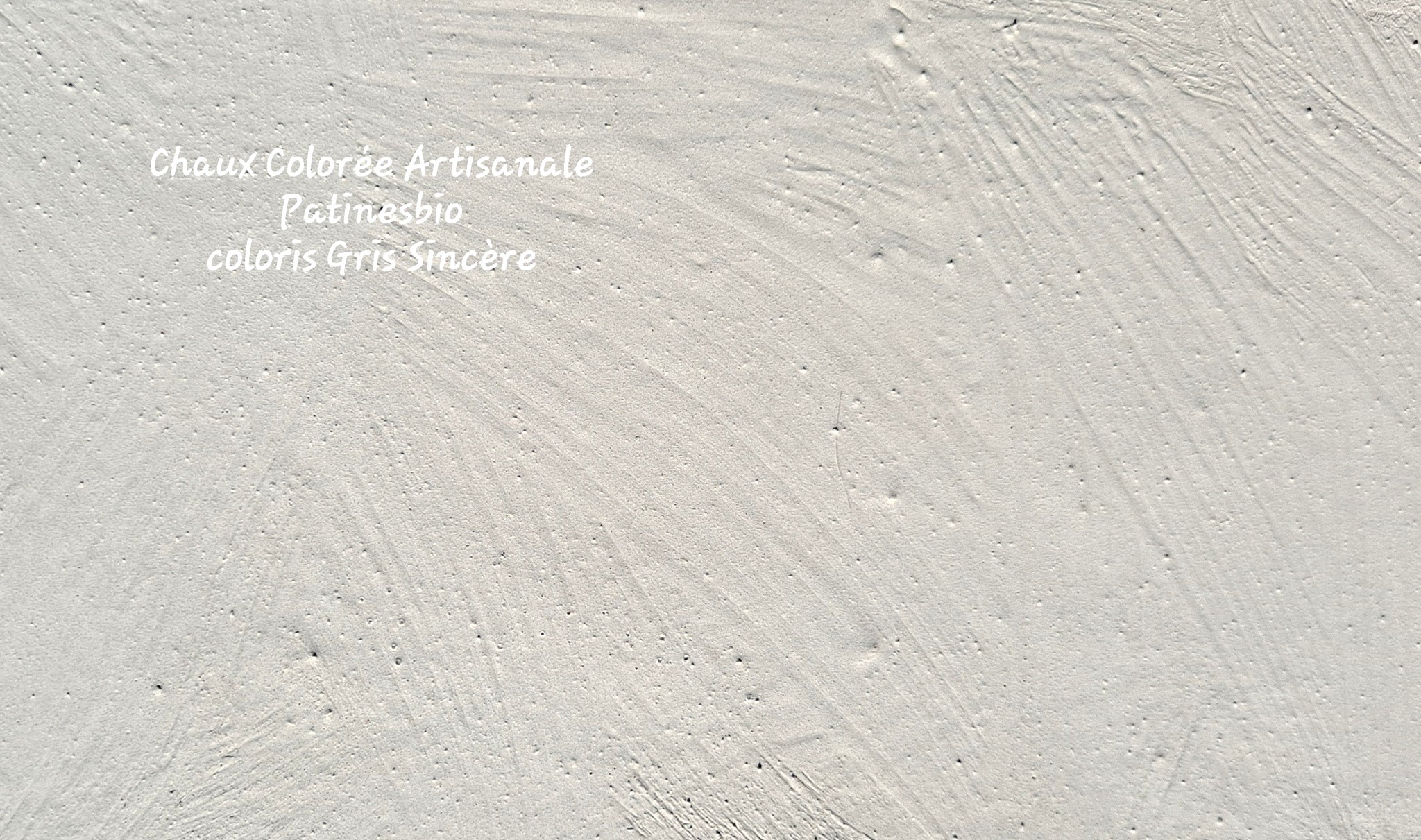 chaux colorée Gris Sincère