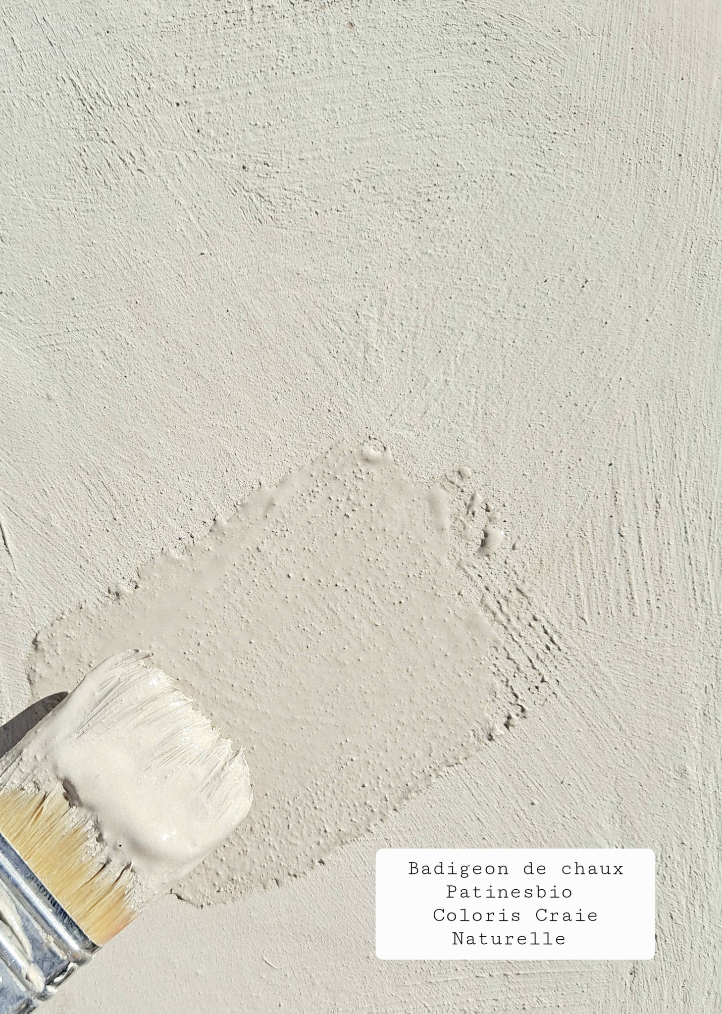 peinture de chaux craie naturelle