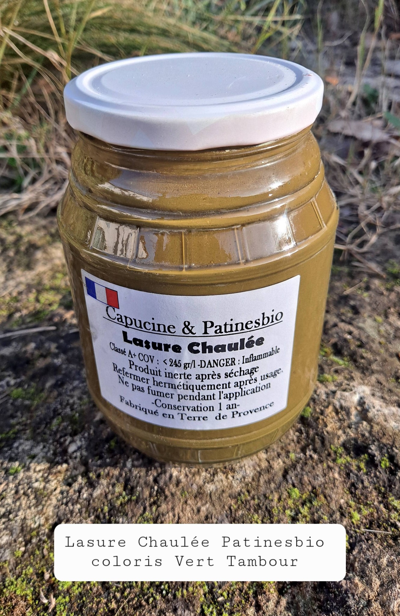 lasure chaulée vert tambour