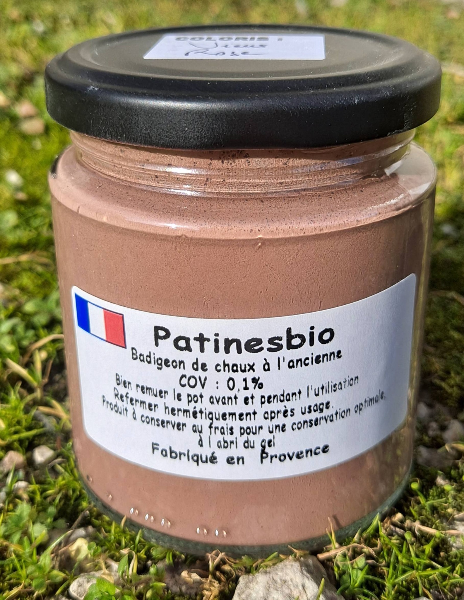 peinture de chaux Vieux Rose