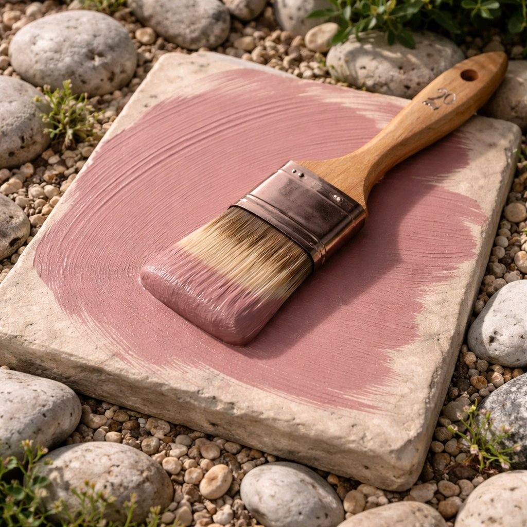 badigeon de chaux rose