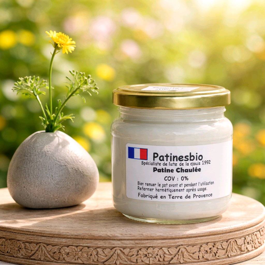 patine chaulée ecoresponsable française blanche