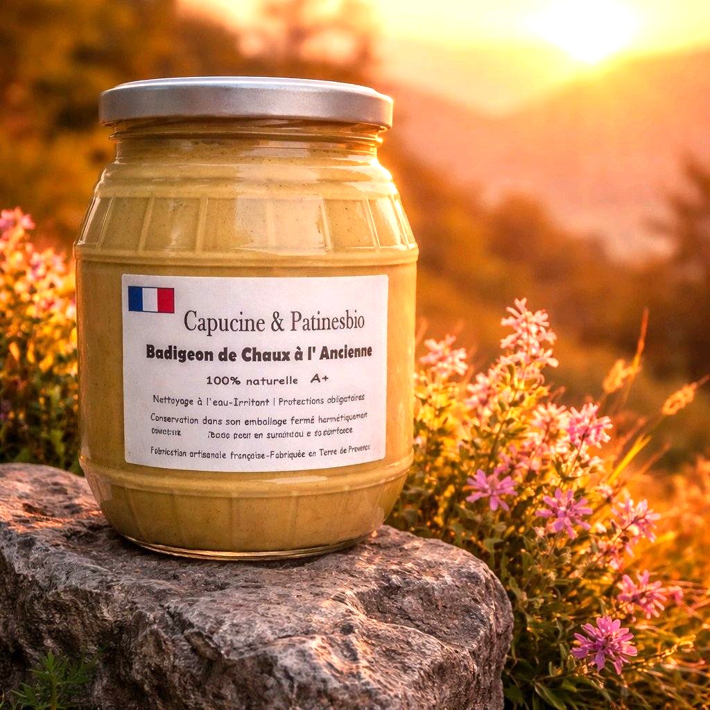 peinture chaux jaune chaume