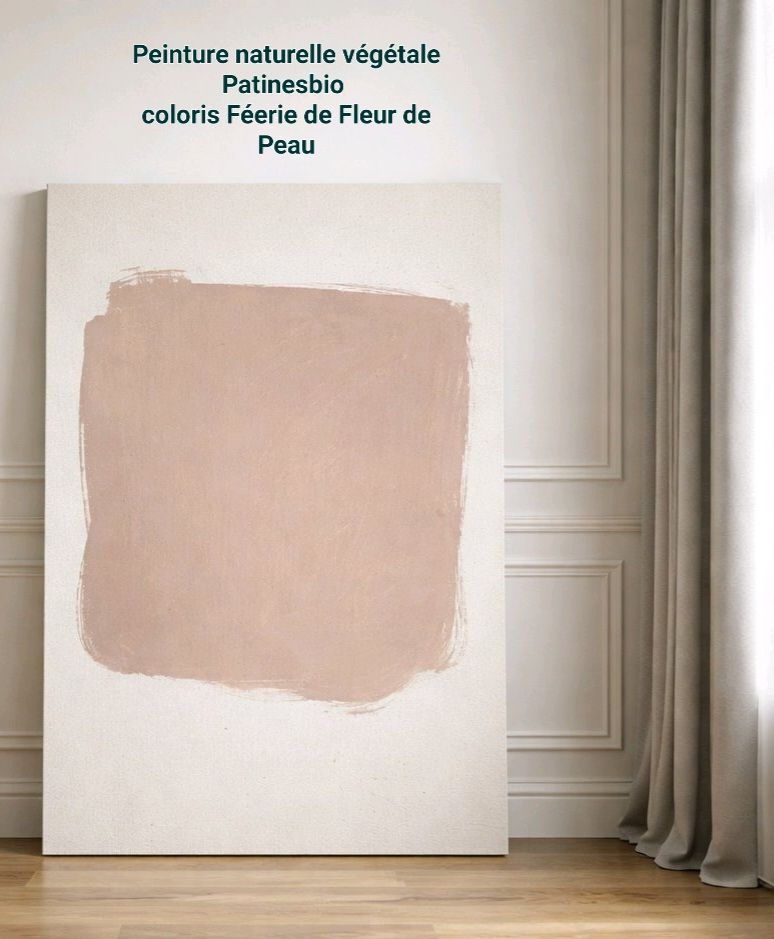 peinture naturelle murale française Beige rosé Fleur de Peau