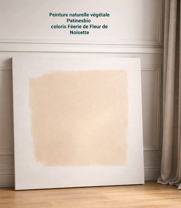 peinture à leau écologique végétale naturelle coloris Fleur de Noisette