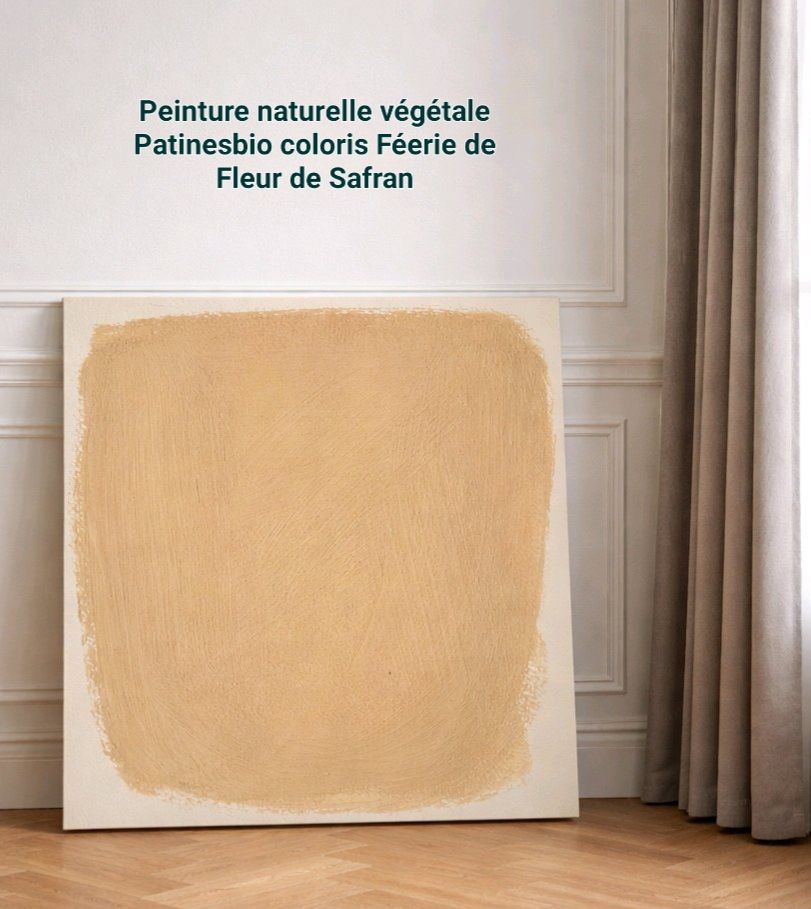peinture sans produit chimique coloris féerie de Fleur de Safran