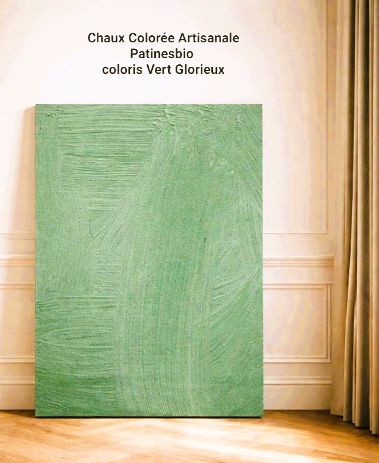 peinture de chaux extérieure coloris vert Glorieux