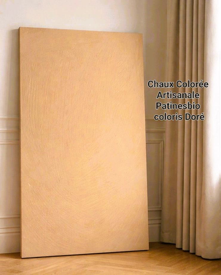 chaux colorée naturelle coloris Doré