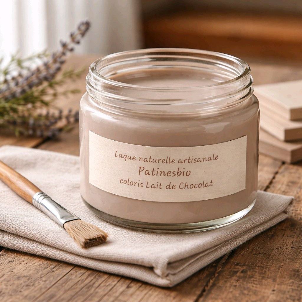 peinture naturelle tout support laque Lait de Chocolat