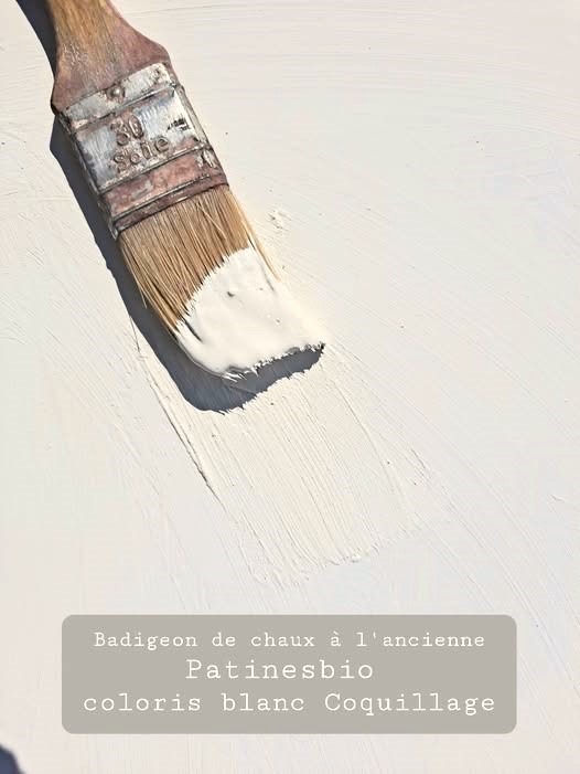 badigeon de chaux Blanc Coquillage