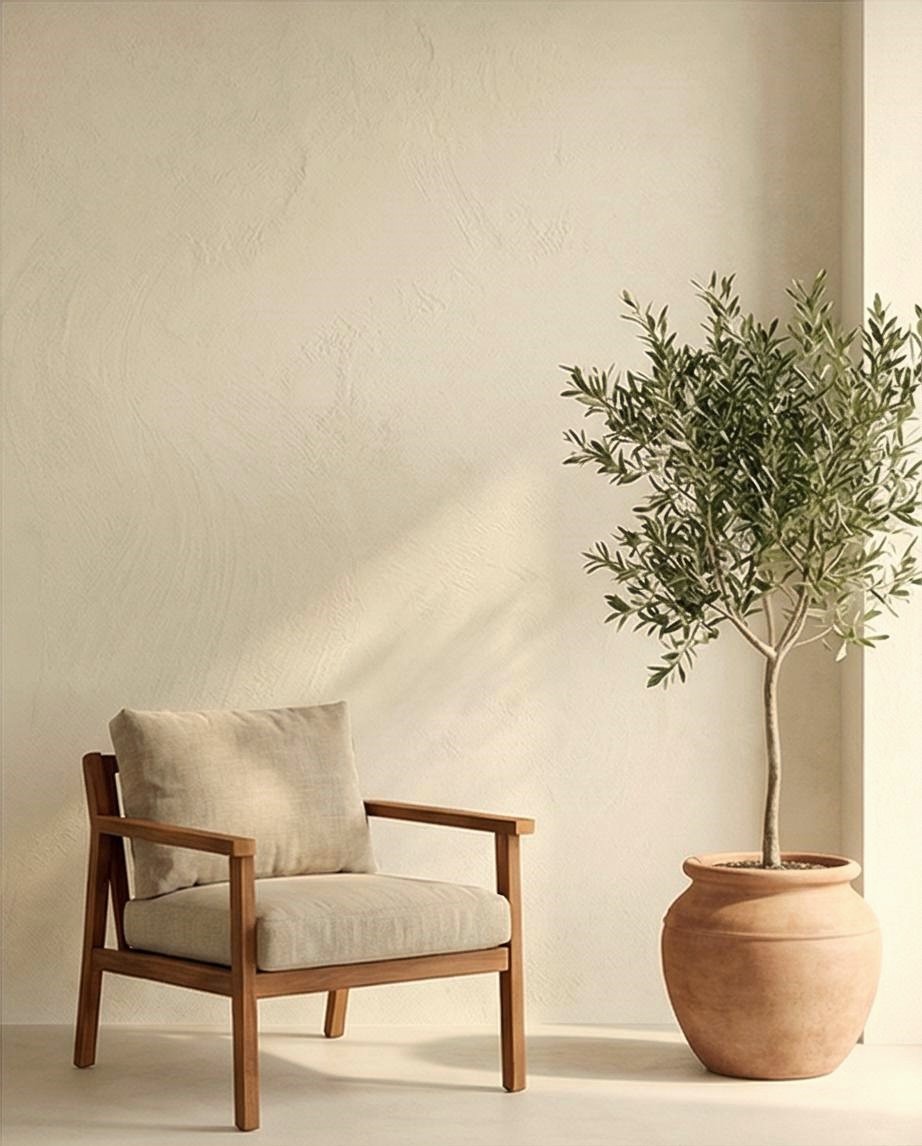 peinture de chaux Blanc crème