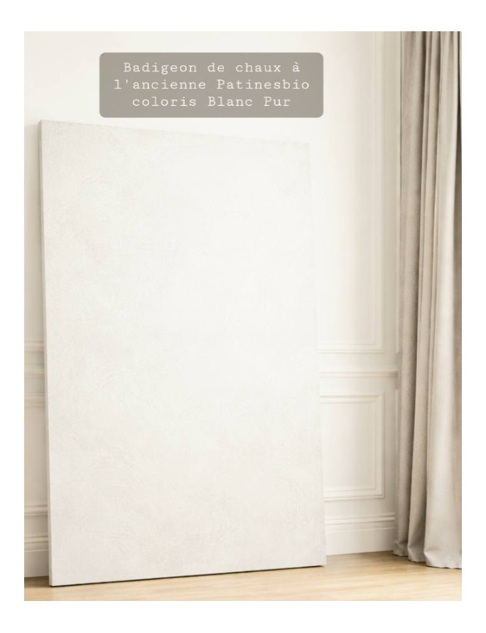 peinture blanche à la chaux naturelle