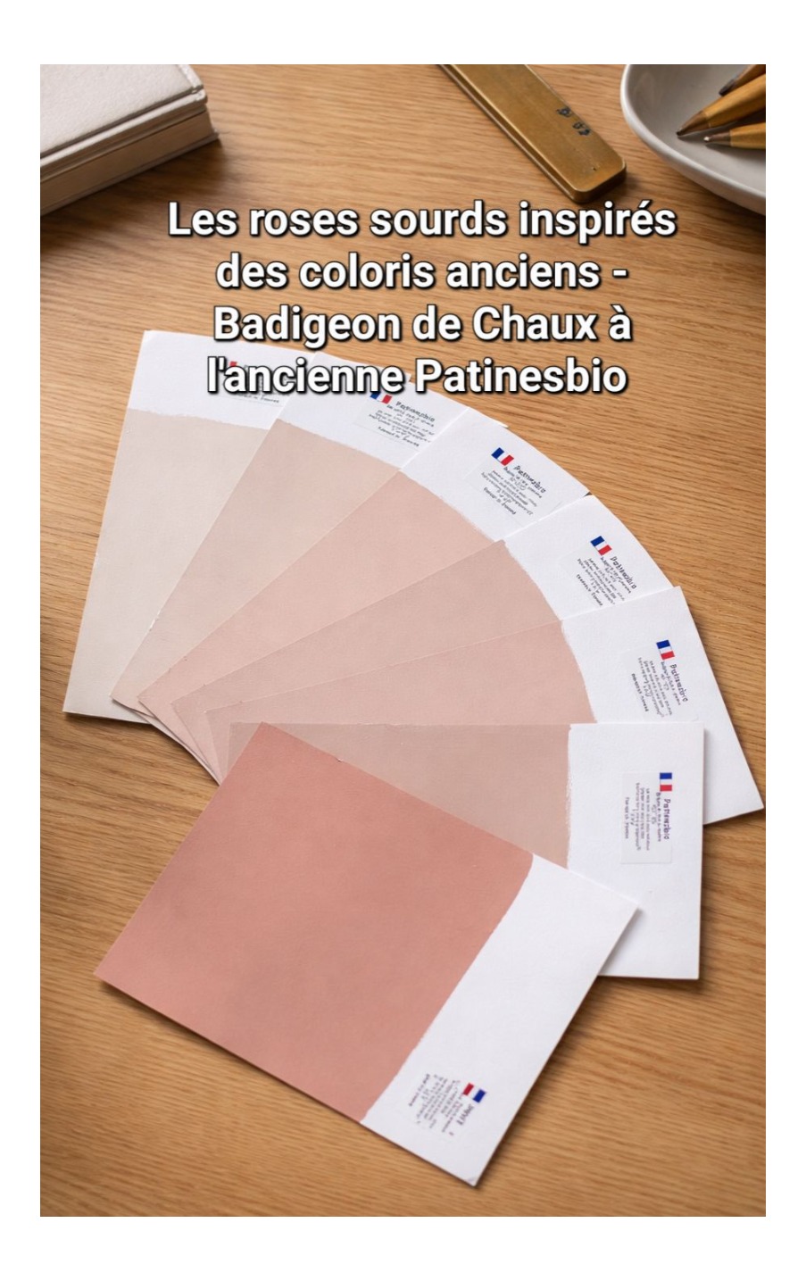 peintures de chaux dans les roses