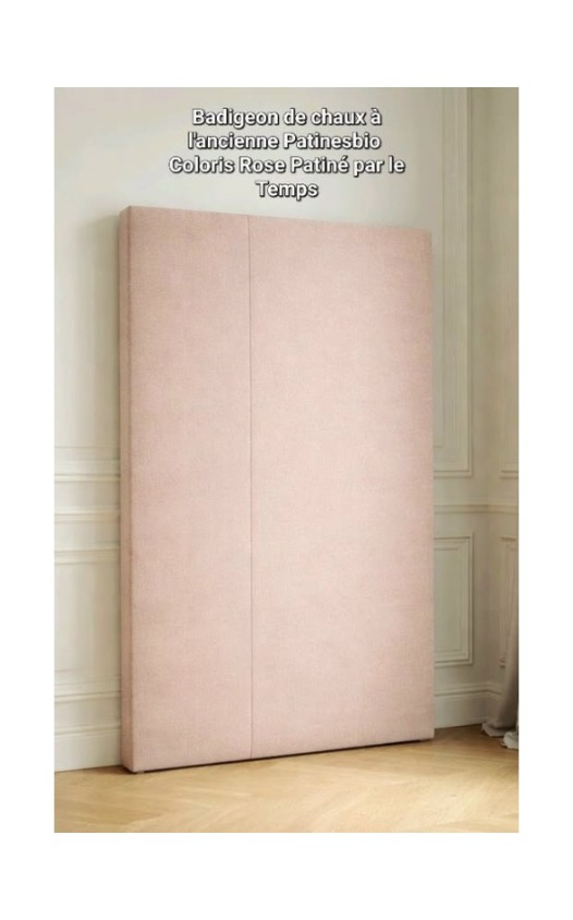 peinture de chaux Rose Patiné par le temps  - peinture artisanale naturelle