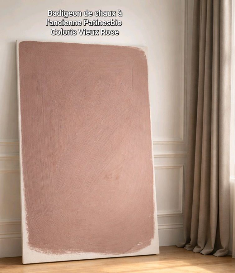 peinture de chaux Vieux Rose