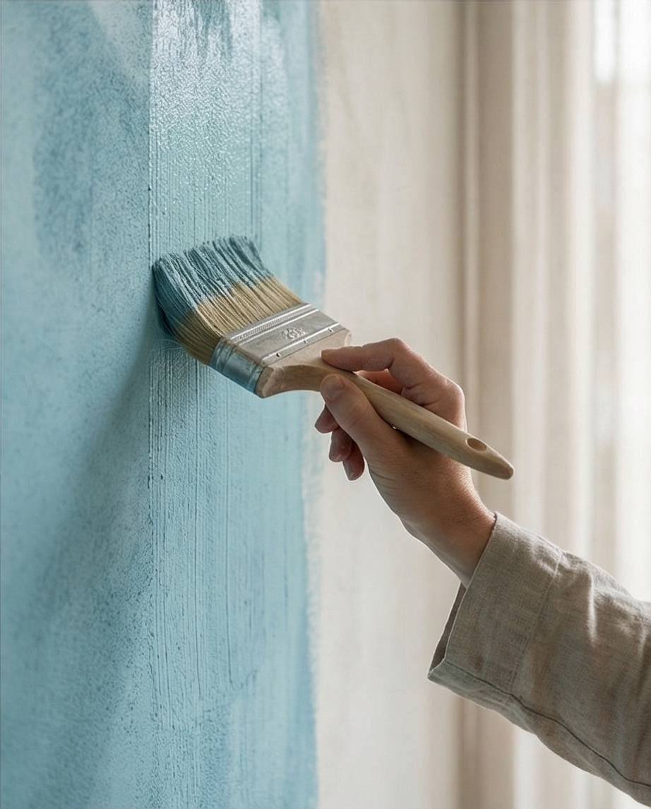 peinture à la chaux pour placo