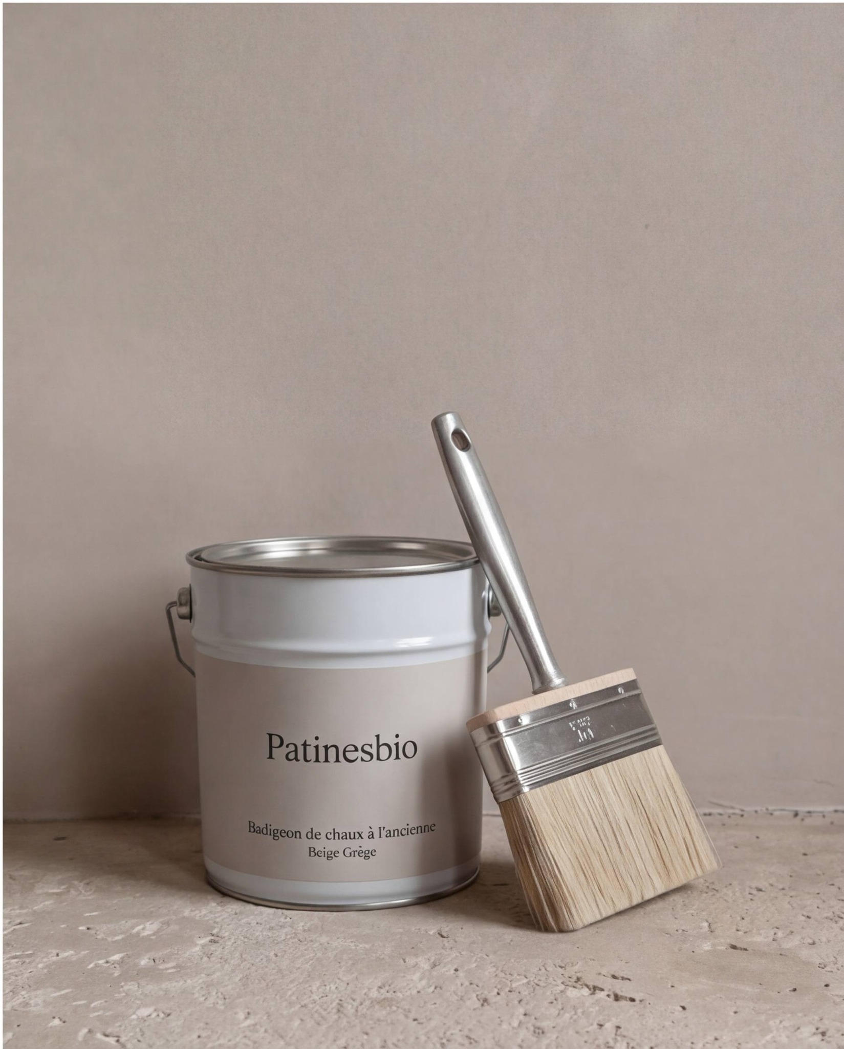 peinture a la chaux france couleur beige gris