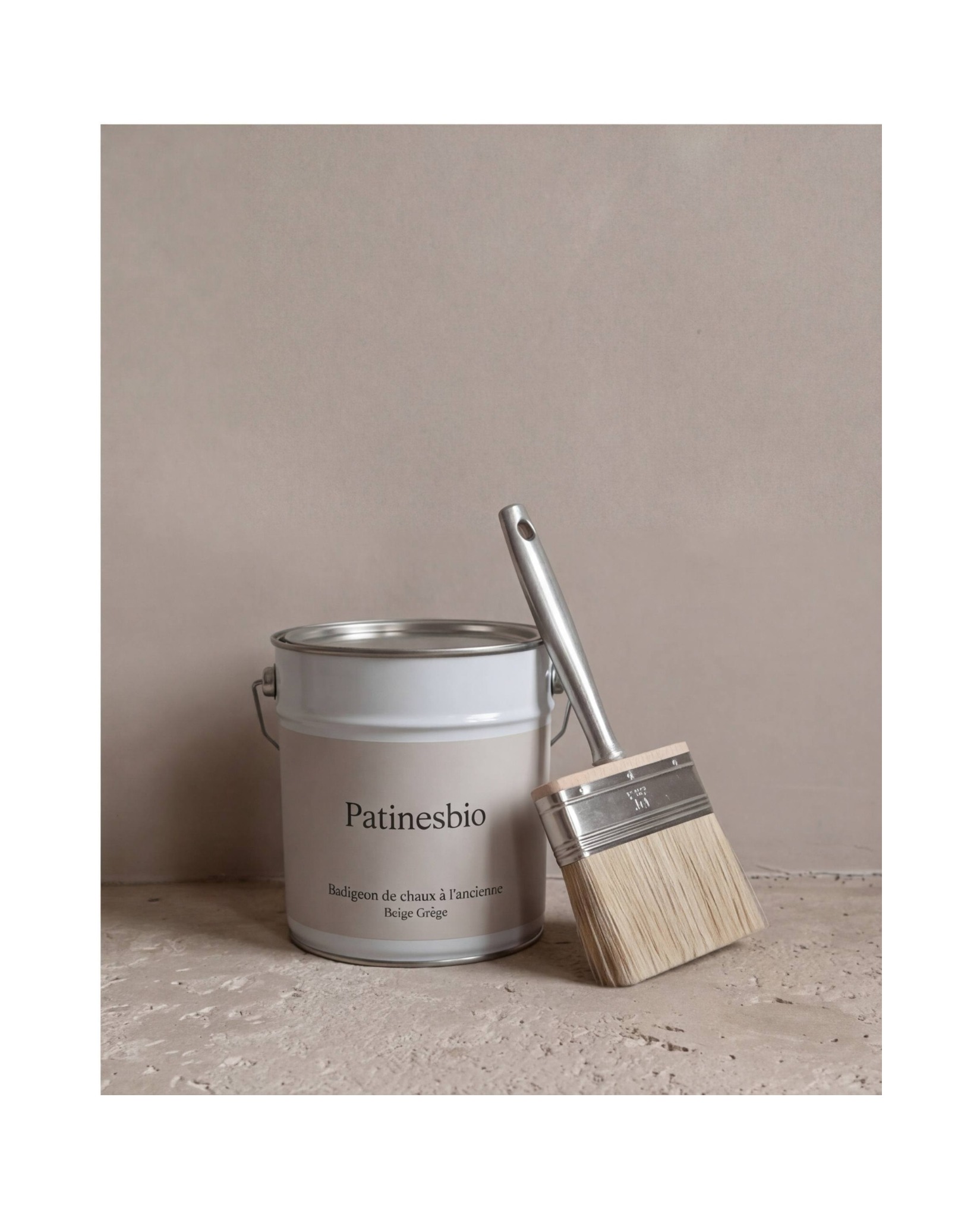 peinture a la chaux france couleur beige gris