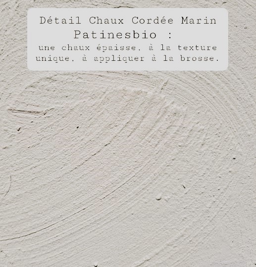 badigeon de chaux Cordé Marin