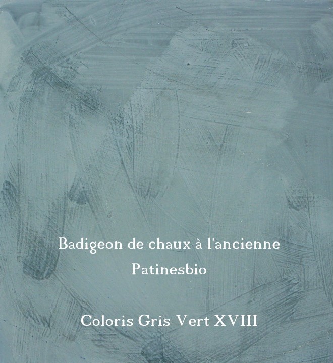 badigeon gris vert XVIII