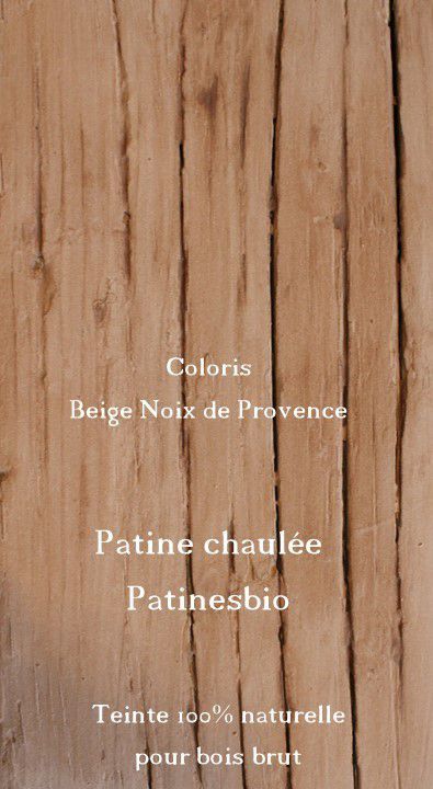 patine chaulée beige noix de provence