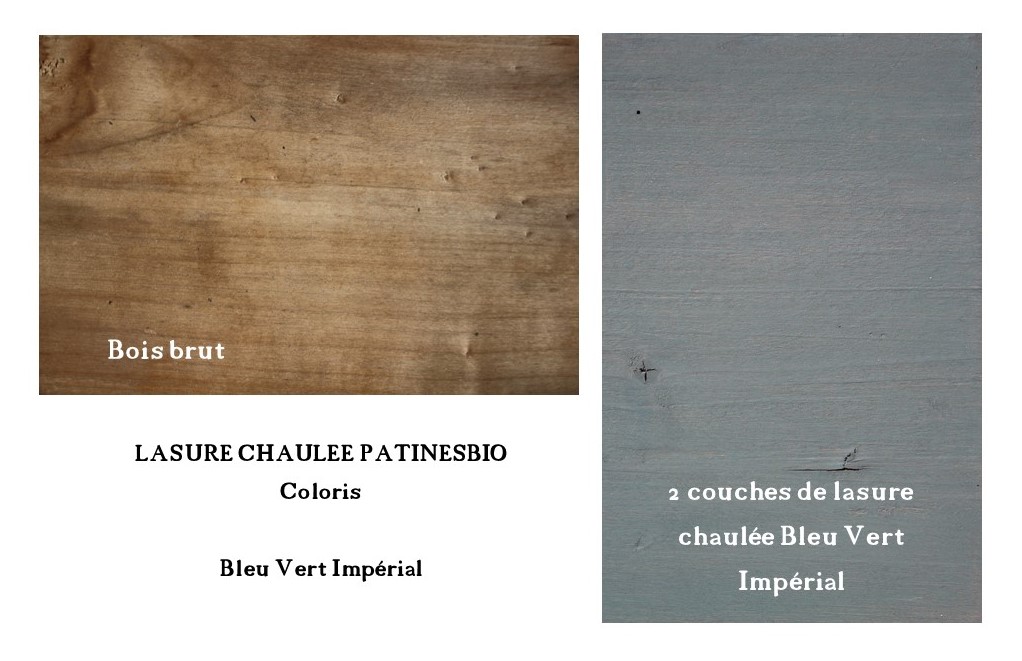 lasure chaulée Bleu vert Imperial