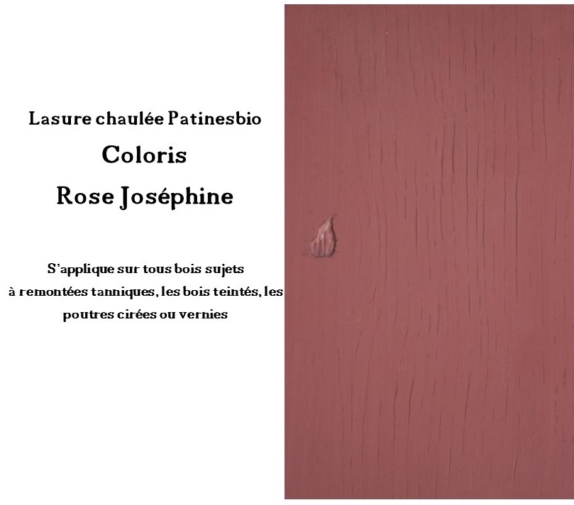 lasure chaulée rose Joséphine