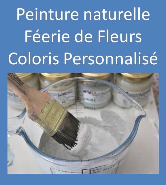 peinture féérie de fleurs personnalisée